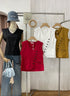 MATINEE Sleeveless Asymmetrical Buttons Vest